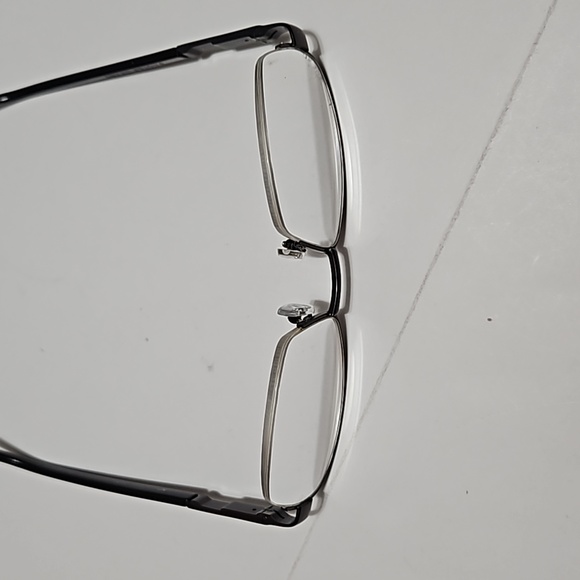 Foster Grant Mens Metal Wire Half Rim Eyeglasses Frame Only 54 19 145 #E-31 - Picture 5 of 9
